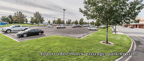Airport adds 40 new passenger parking stalls